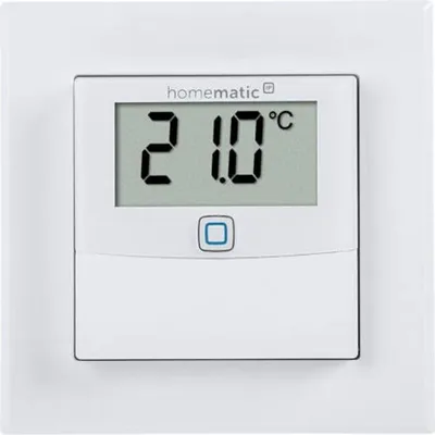 Produktbild von Homematic IP Temperatur- und Luftfeuchtigkeitssensor mit Display, innen