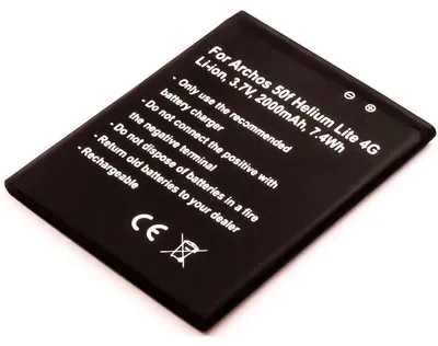 Produktbild von Akku für Archos AC50FHE Li-Ion 3,7 Volt 1950 mAh schwarz