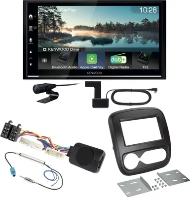 Produktbild von Kenwood DMX7722DABS Android Auto CarPlay Bluetooth Einbauset für Opel Vivaro B