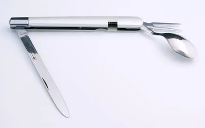 Image de F. DICK Degustations-Set Besteck-Set 3-teilig, Löffel / Messer / Gabel, klappbar