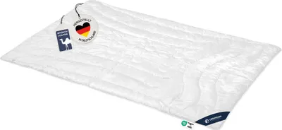 Produktbild von Kamelhaardecke 155x220 cm, extra leichte Sommerdecke, Bettdecke 100% Kamelflaumhaar, CASIMUM
