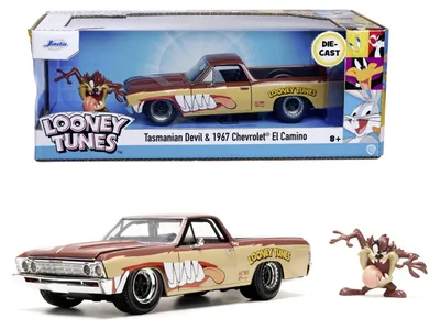 Produktbild von Jada Looney Tunes Chevy El Camino 1:24 Modellauto