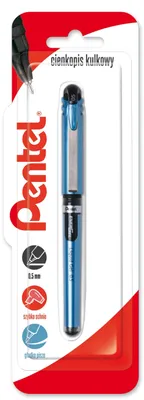Produktbild von 0,5-mm-Kugelschreiber EnerGel BLN15, schwarz, 1 Stück – PENTEL