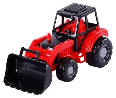 Image de Tracteur excavateur Cavallino Junior rouge