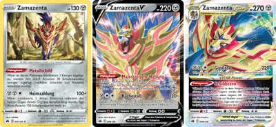 Produktbild von Zamazenta Rare Holo & V & VSTAR SET Zenit der Könige 97-99/159 Sammelkarten Pokemon Einzelkarten