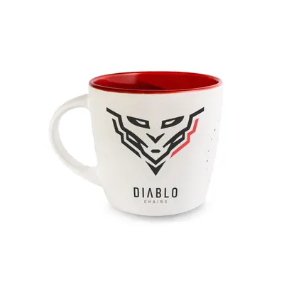 Zdjęcie produktu dla DIABLO Kubek Ceramiczny 300 ml | Gamingowy Gadżet dla Gracza | Biało-czerwony
