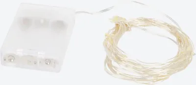 Catena luminosa a batteria 3AA, luci a petardo, cavo in rame, bianco freddo 6m IP44, Interno&Esterno