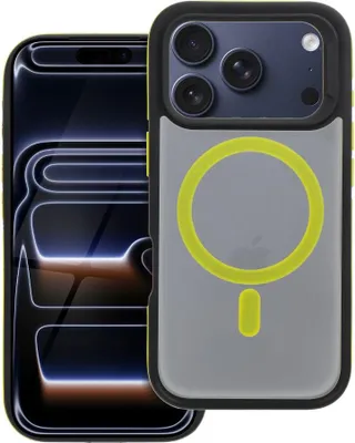 Produktbild von Avizar, Hülle für iPhone 17 Pro, MagSafe kompatibel, mit verstärkten Ecken, Gelb