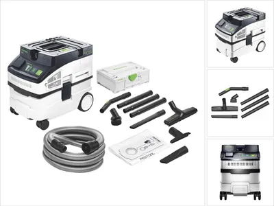 Produktbild von Festool CT 15 E CLEANTEC Absaugmobil 15 l + Reinigungsset RS-ST D 27/36-Plus im Systainer