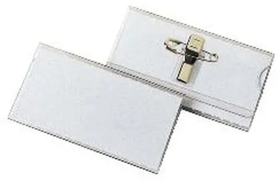 Obrázok produktu pre Menovky 75x40mm s klipom a špendlíkom Balenie 25 kusov