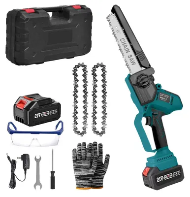 Produktbild von Mini-Kettensäge – Astsäge – Handsäge – Heckenscheren – Akkubetrieben – 8 Zoll – 18 V – 3000 W – Bürstenlos