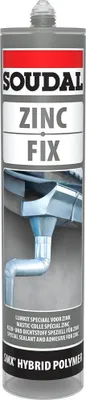 Produktbild von Zinc Fix - Hybrid-Polymer-Klebedichtmasse - Soudal
