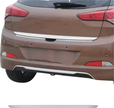 Image de Garniture de Hayon Coffre pour Hyundai i20 2015-2018 acier inox