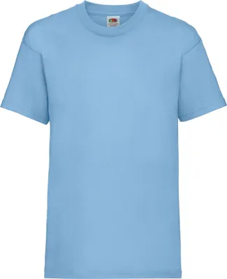 Produktbild von Fruit of the Loom Valueweight T Kids Farbe: pastellblau Größe: 152