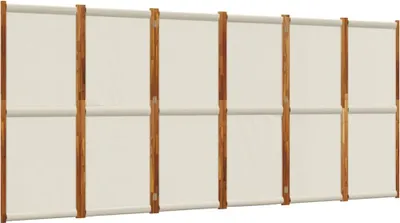Image de paravent 6 pièces gris clair 420x180 cm