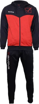 Produktbild von Givova Visa Melange Trainingsanzug Rot,Schwarz L Herren Rot,Schwarz L