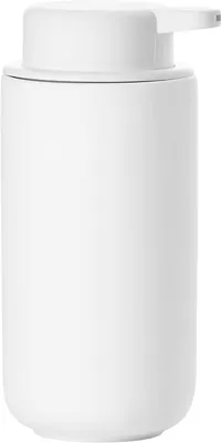 Image de Zone Denmark Distributeur de savon de salle de bain Ume Blanc (19cm)