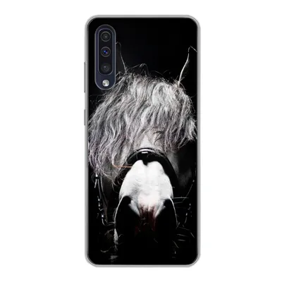 Produktbild von MuchoWow® Handyhülle Schutzhülle Hülle für Samsung Galaxy A30s Pferd - Porträt - Schwarz - Weiß Silikon Softcase Handy Hülle - Karteninhaber
