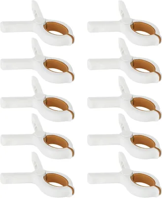 Imagen del producto de Juego de 10 clips para toallas de playa, grandes, resistentes y antiviento, ideales para sujetar toallas en la playa