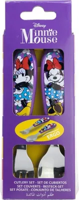 Produktbild von Disney Mickey Mouse Kinderbesteck Set 2-teilig – Löffel & Gabel mit Motivgriffen