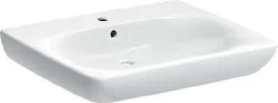 Obrázok produktu pre Geberit Selnova Comfort - Umývadlo 550x440 mm, bezbariérové, s prepadom, 1 otvor pre batériu, biele 501.463.00.7