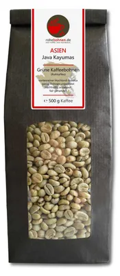 Obrázok produktu pre Surová káva Arabica Java Kayumas 500 g