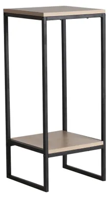 Immagine prodotto di Tavolino moderno, in legno e metallo, dimensioni 72,5 x 32 x 7 cm, ideale per il soggiorno