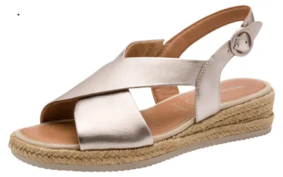 Produktbild von Tamaris Comfort Sandalette - Gold Leder : 36 : Normal Größe: 36 Weite: Normal