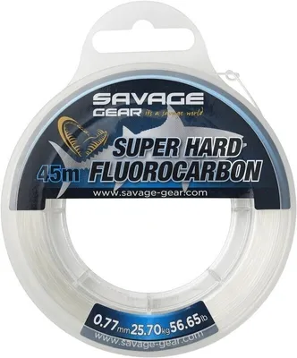 Zdjęcie produktu dla Savage Gear Super Hard Fluorocarbon Clear 0,77 mm 45 m 25,70 kg Żyłka