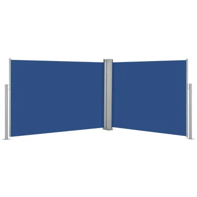 Zdjęcie produktu dla vidaXL Wysuwana markiza boczna niebieska 100 x 1000 cm