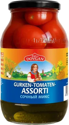 Produktbild von DOVGAN Mix Tomaten und Gurken 1.85kg