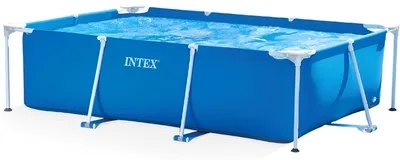 Produktbild von Intex Familienpool 300x200x75cm, blau, Fassungsvermögen: 3.843 Liter bei 90%