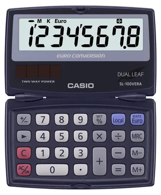 Obrázek produktu pro Kapesní kalkulačka CASIO SL-100VERA černá