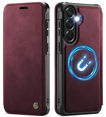 Produktbild von Samsung Galaxy A56 Hülle - CaseMe 053 Slim Book Case - MagSafe Compatible - Rot