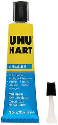 Produktbild von UHU HART, Flüssigkeit, RoHS, REACH, CE, Sichtverpackung, 1 Stück(e), Deutschland