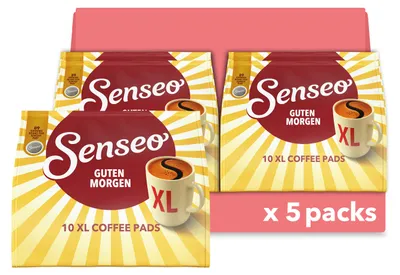 Zdjęcie produktu dla SENSEO kapsułki Good Morning XL Senseopads 50 kapsułek do napojów porcja kawy filiżanka