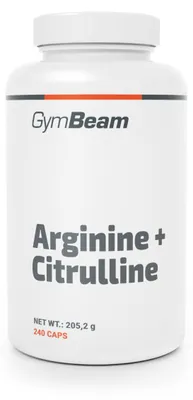 Produktbild von GymBeam - Arginine + Citrullin, 240 Kapseln