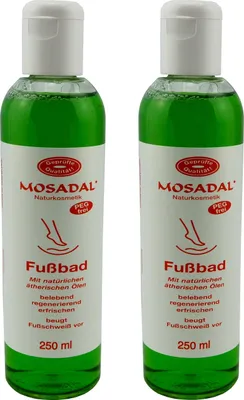 Image de 2x Mosadal bain de pieds 250ml transpiration des pieds préventive tonifiée-régénérée
