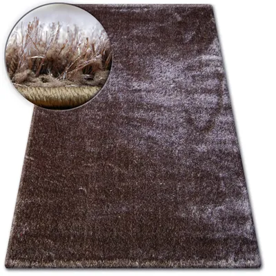 Image de Tapis SHAGGY VERONA marron marron 133x190 cm