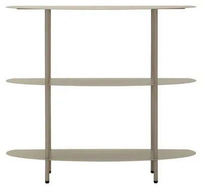Obrázek produktu pro Konzole Saturn 28 x 90 x 81 cm, kovová, šedá