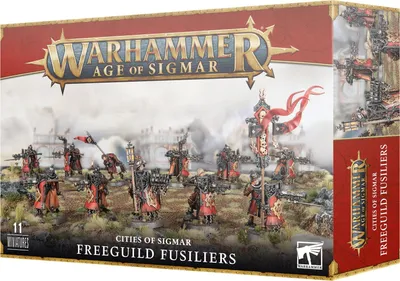 Produktbild von Games Workshop Cities Of Sigmar: Freeguild Fusilliers, Sammelfigur, Kartenspiel