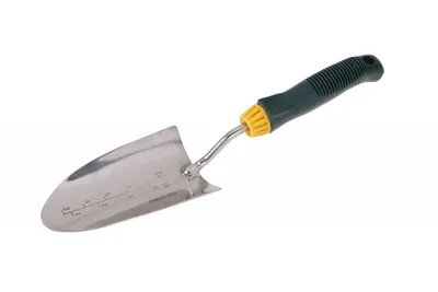 Produktbild von Rosa Gartenkelle Edelstahl 36 cm mit ergonomischem Kunststoffgriff