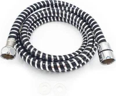Obrázok produktu pre Plastová flexibilná 1,2 m sprchová hadica 1/2" x 1/2" + tesnenia