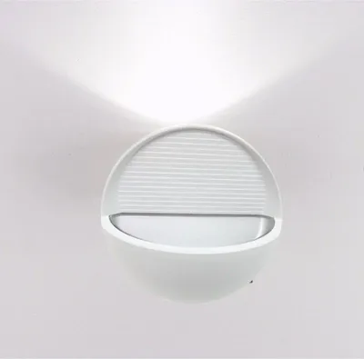Image de Applique Murale LED Ovale 7W IP44 BLANC - Blanc Neutre 4000K - 5500K