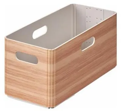 Produktbild von KiiNi Box S - Aufbewahrungsbox in Holzoptik (hellbraun)