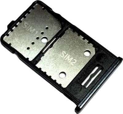 Produktbild von Dual Simkartenhalter und micro-SD Cad Fach für Samsung Galaxy M31s, Original Ersatzteil, Schwarz