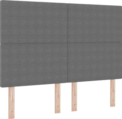 Image de Tête de lit vidaXL gris clair 144 cm en velours côtelé