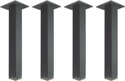 Immagine prodotto di Natural Goods Berlin STANDARD Gambe dritte (90°), gambe per tavolo, struttura per tavolo, tavolo da pranzo, scrivania, panca, tavolino, industriale, 42cm