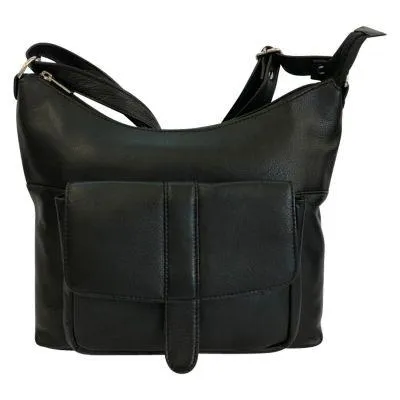Produktbild von C6030 Cinino Umhängetasche Ledertasche Schwarz