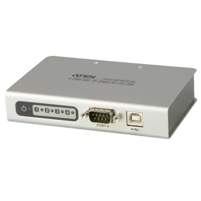 Immagine prodotto di Aten UC2324 Hub convertitore da USB a 4x seriale RS232 9pin